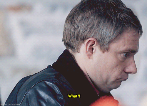 My reaction to this news, courtesy of Martin Freeman