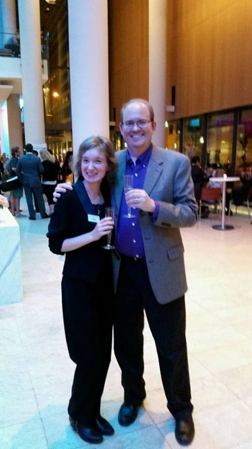 being incredibly dorky with bloggy brother Scott Chamberlain from Mask of the Flower Prince